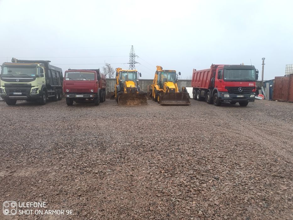 Самосвал 30т Песок.Щебінь.Отсев.Вивоз мусора Киів обл.,