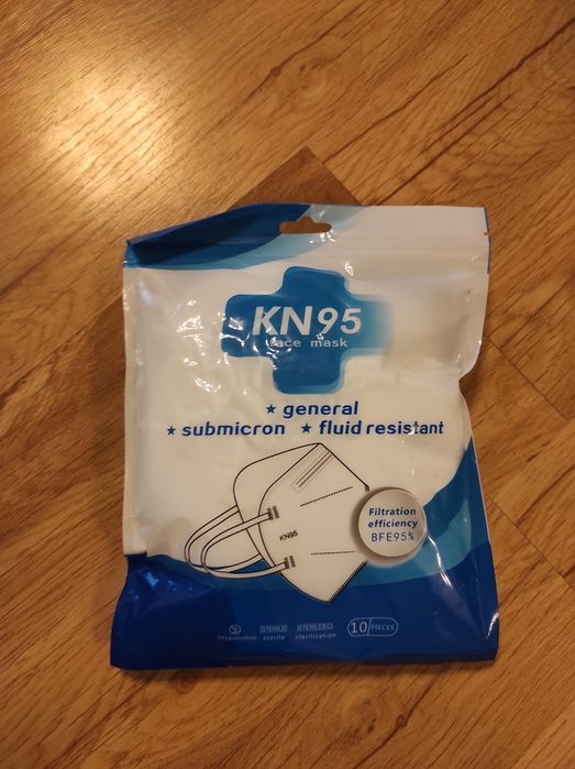 Maska ochronna KN 95, maseczka medyczna, maska budowlana.