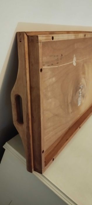 Tabuleiro madeira maciça para restauro