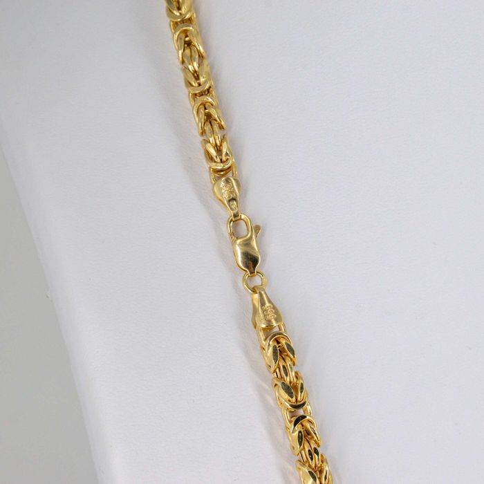 Złoty łańcuszek 585 27,59 gram 60cm 4,2mm Królewski dmuchany NOWY