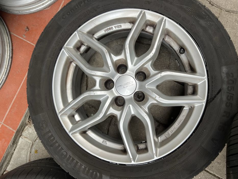 Диски титани комплект R 16 розболтовка 5/100 Volkswagen Skoda Audi