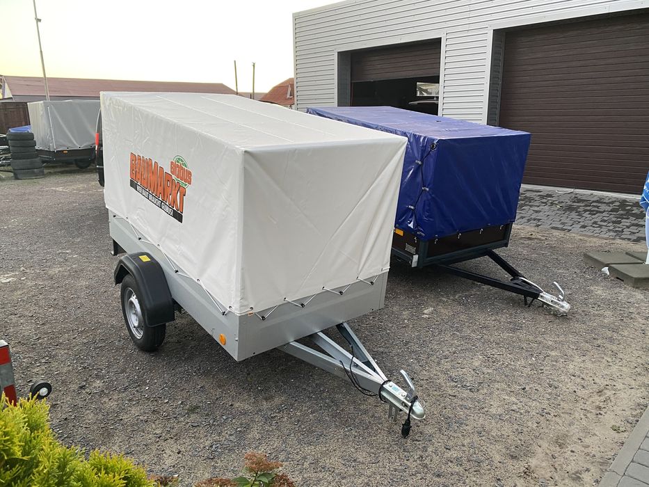 «Світ Причепів» Новий легковий причіп з вищим тентом 1.20х2.00м