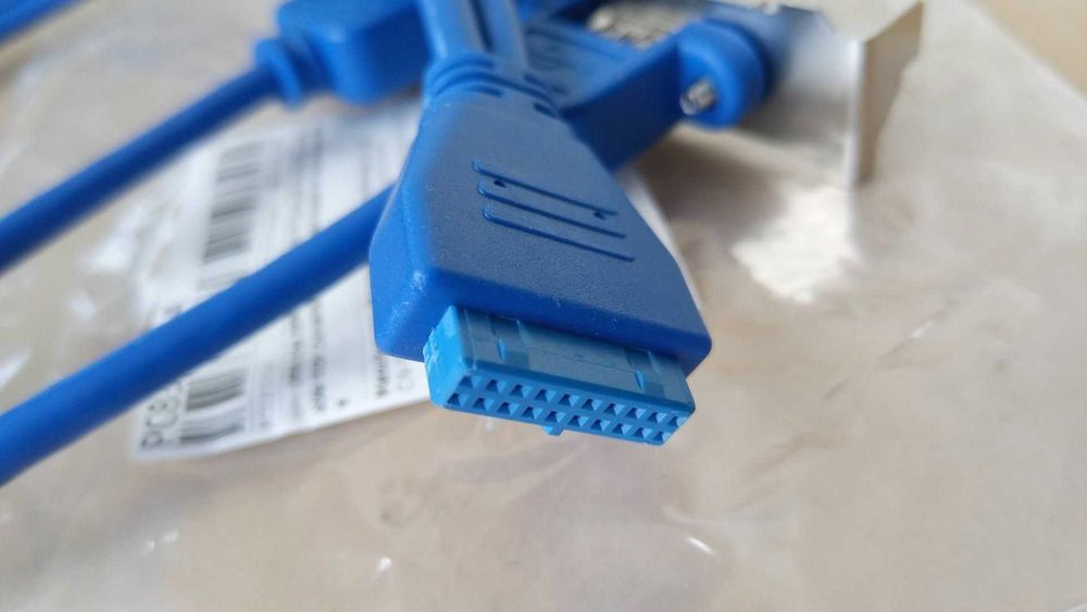 Задняя планка 2 порта USB 3.0 кабель 20 pin 50 см для ПК в корпус
