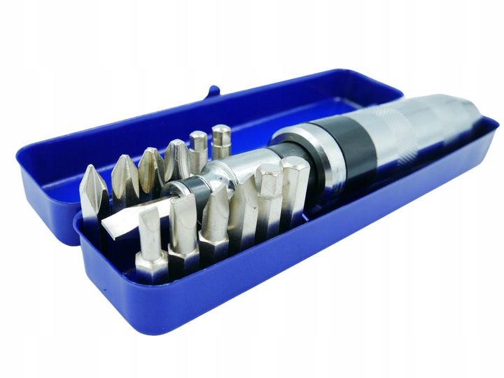 Wkrętak Udarowy Do Pobijania 12 Bit Metal Box