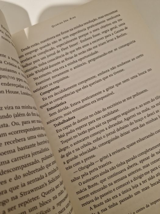 Livro querida sra Bird