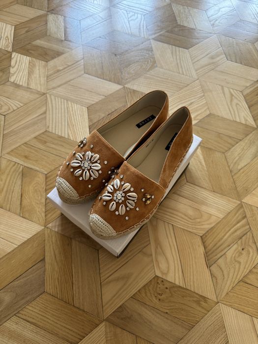 Espadryle brązowe
