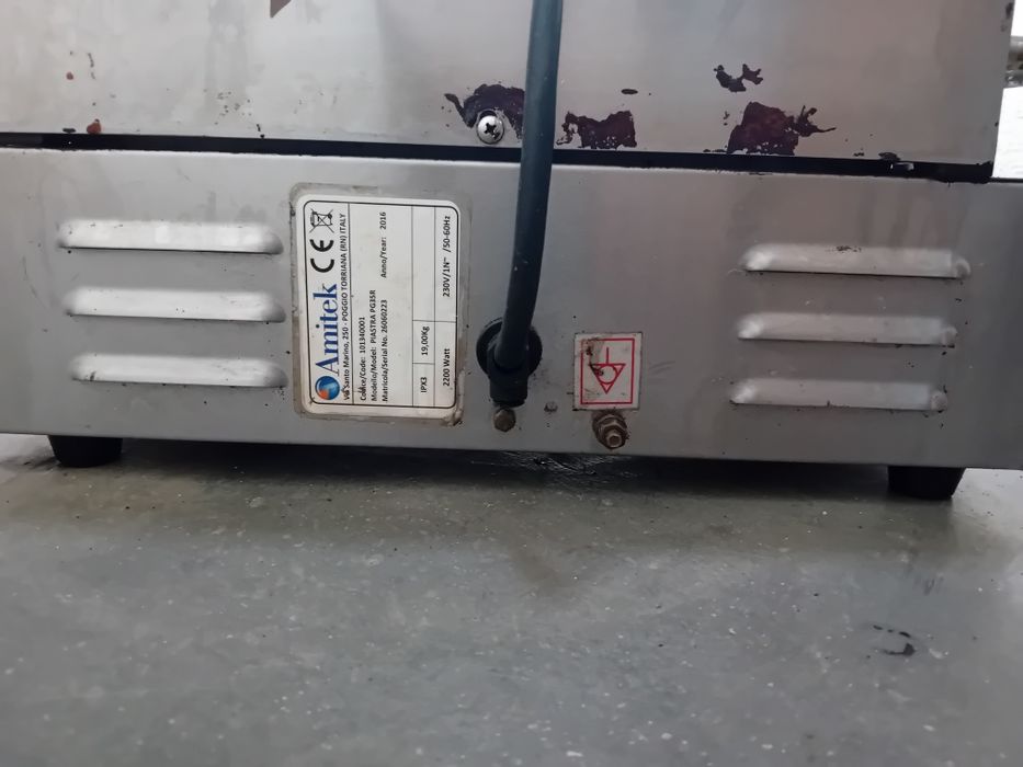 Grelhador profissional AMITEK 2016 ITÁLIA  Power  watt 2200 Stainless