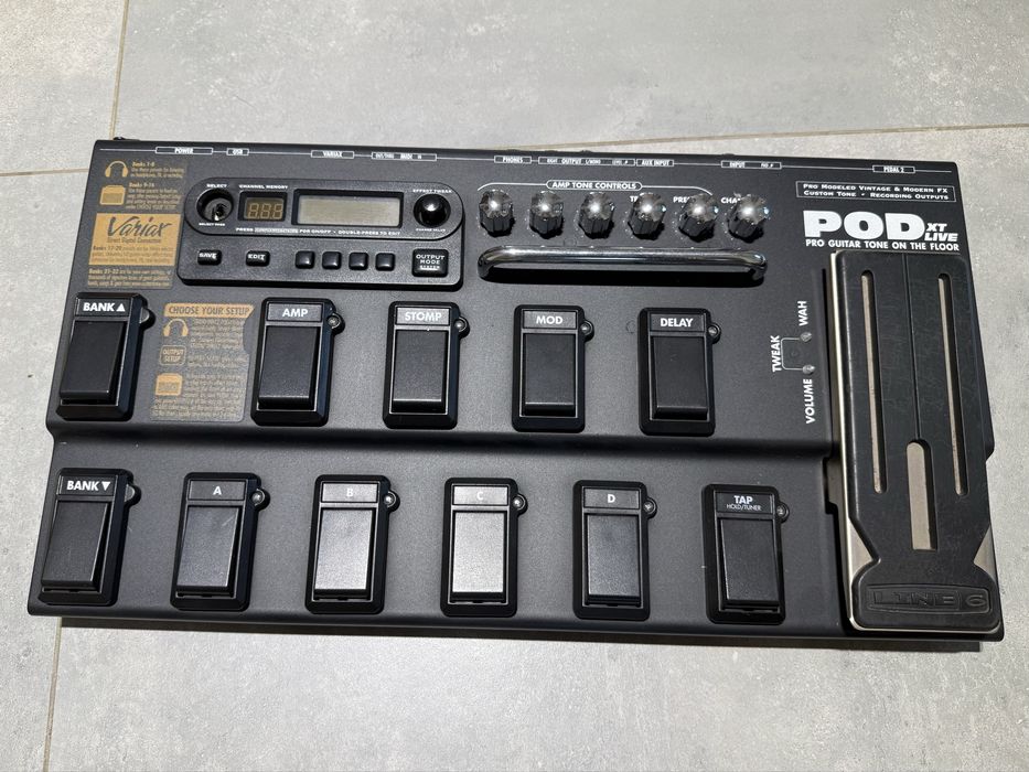 Line 6 Pod xt Live podłogowy procesor efektów, multiefekt gitarowy