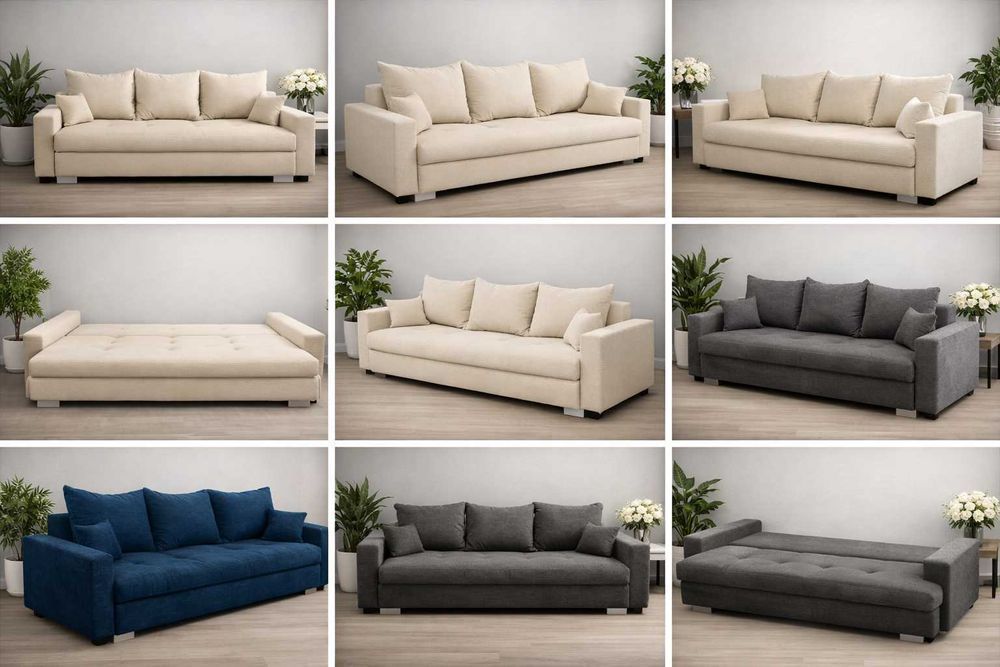 Kanapa I Sofa I Wersalka I Welur I Sztruks I Funkacja Spania-Producent