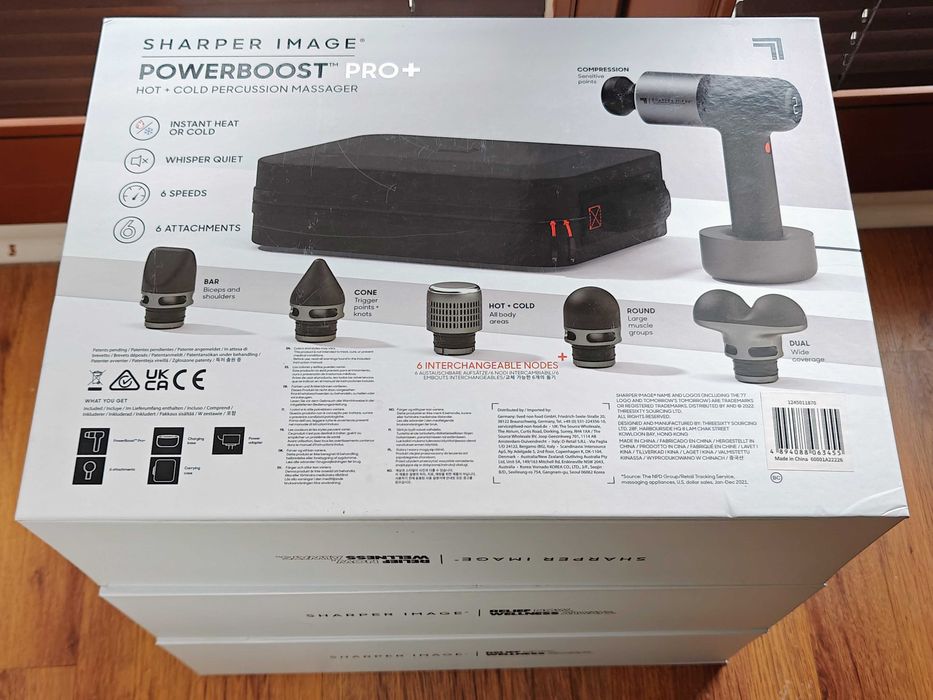 3x Sharper Image Powerboost Pro+ – uszkodzone, na części / do naprawy