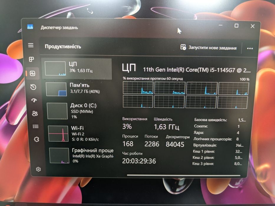 Ноутбук Dell Latitude 5320      intel i5 1145G7  8/256