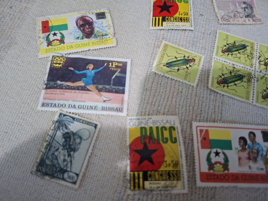 18 selos da Guiné