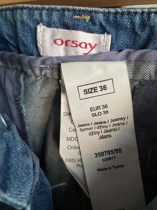 Zestaw Orsay 36 jeansy stroj kapielowy zielony