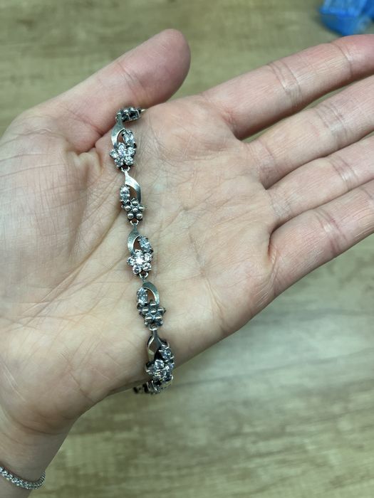 Срібний браслет 18 см