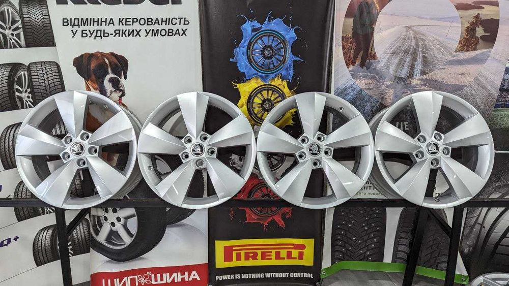Диски Skoda 5/112 R17 6.5J ET38 dia57.1mm