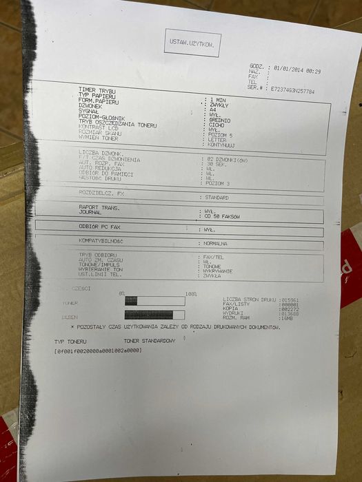 Drukarka laserowa Brother MFC-1810E | WYPRZEDAŻ GARAŻOWA