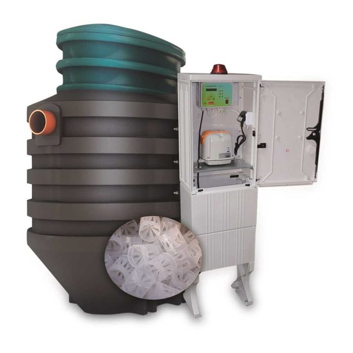 Oczyszczalnia biologiczna Delfin PRO 6      Projekt Montaż