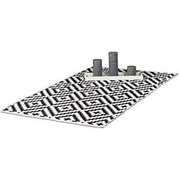 Relaxdays dywan Bieżnik na bawełna, antypoślizgowa, dywan bieżnik