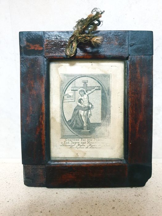 Antigo registo do Sec. XIX "O Devino Pai dos Pobres"