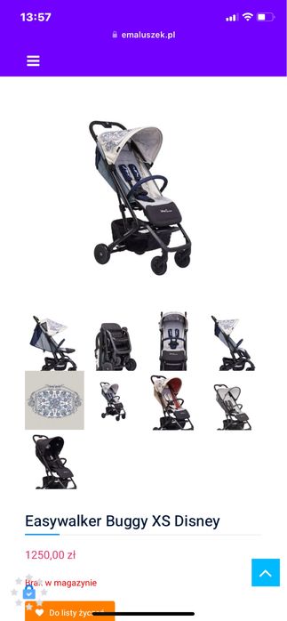 Wózek Easywalker Buggy XS Disney