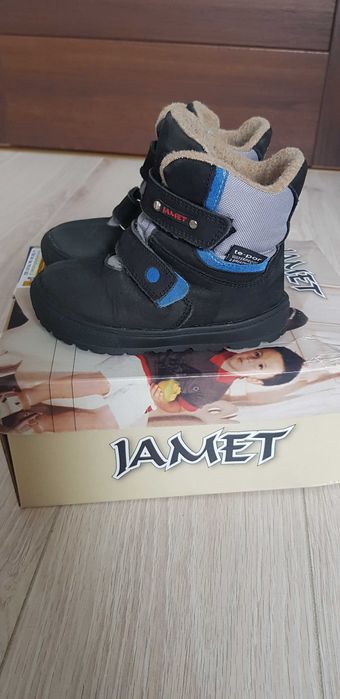 Buciki zimowe, skórzane Jamet, r. 23 POLECAM
