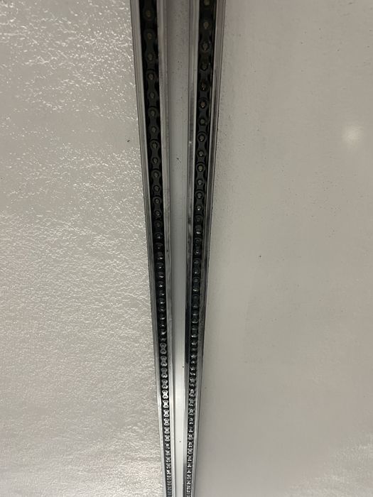 Motor e calha para portao garagem