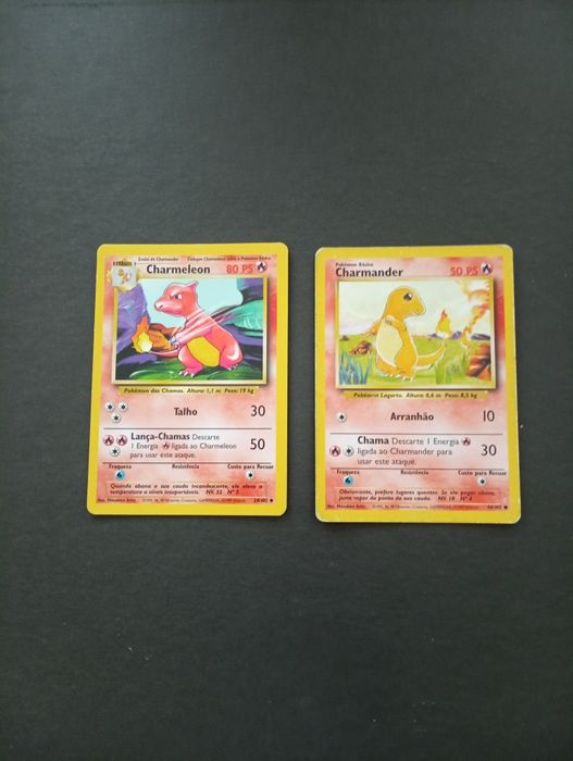 Cartas Pokémon Raras Base Set