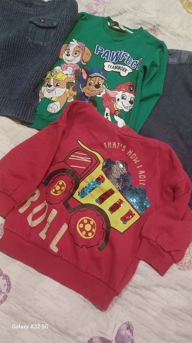 Худі з паєтками, перевертиш патруль, кофтинка 3/4р