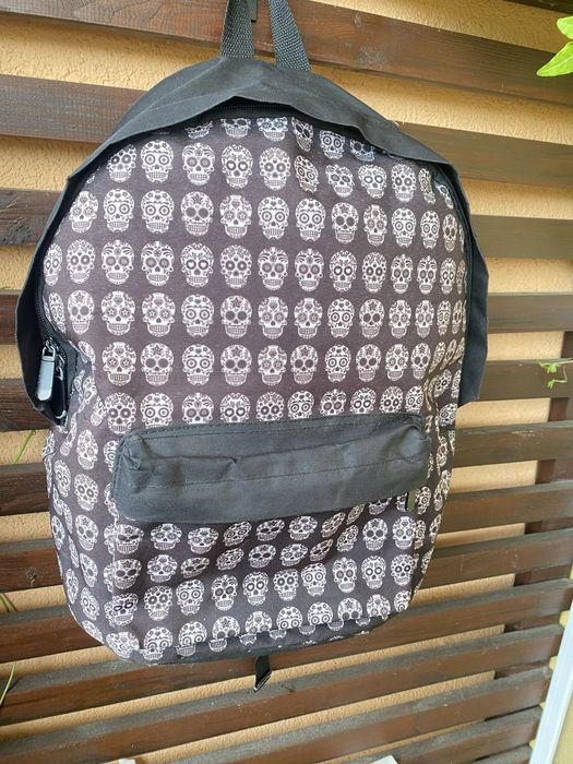 Plecak A4 emo goth punk czachy y2k streetwear drill