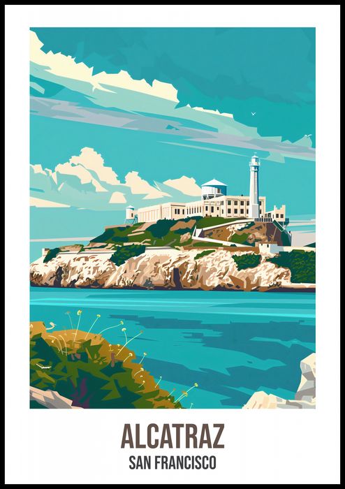 Plakat 70x100cm Alcatraz