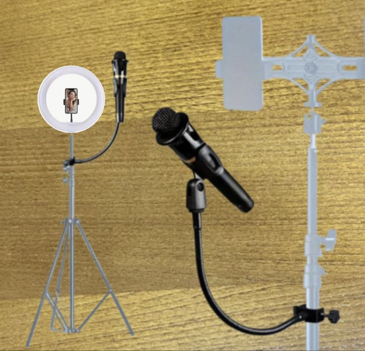 Suporte para microfone de pescoço