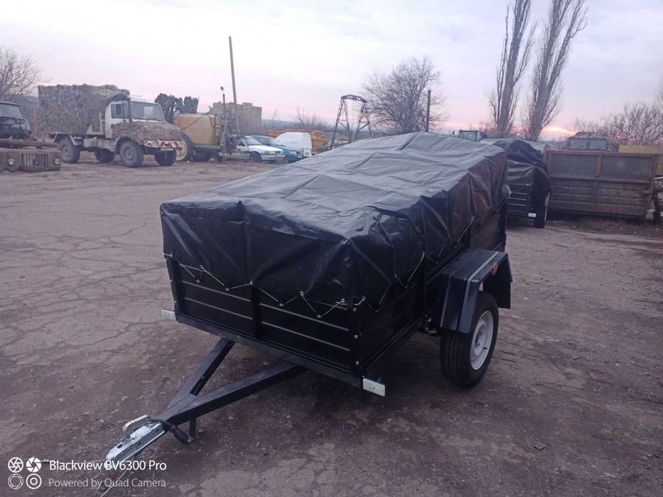 Прицеп  Причіп посилений 2300/1300/510 із заводу. Документи. Доставка.