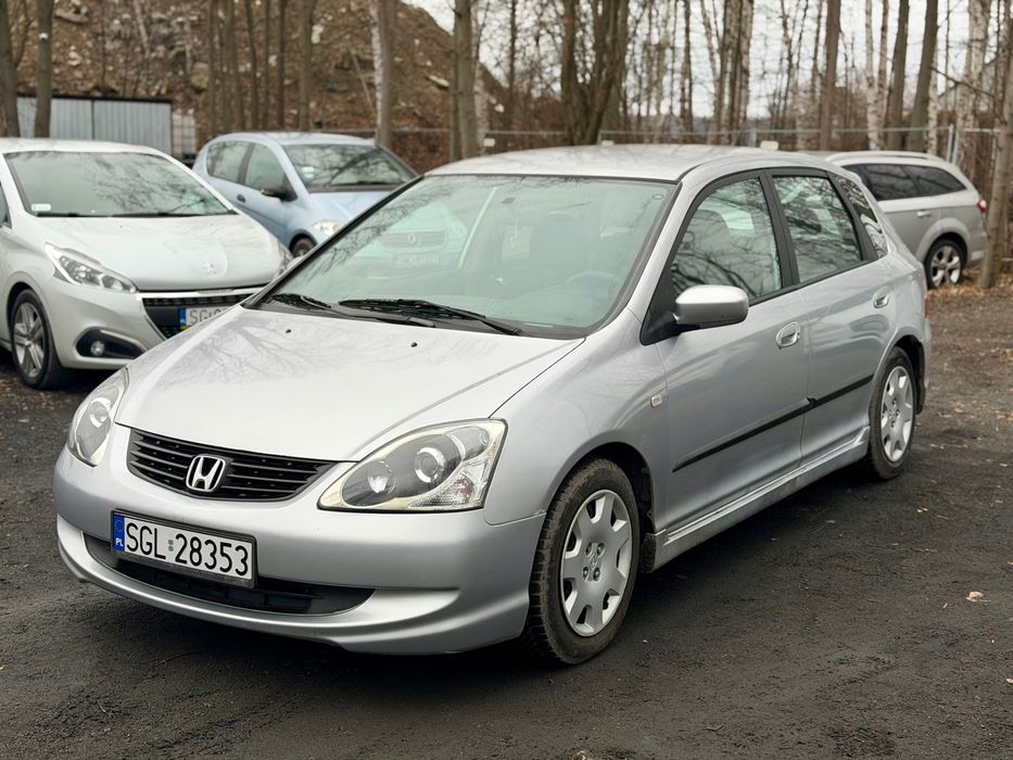 Honda Civic 1.7D 2004r. 5 Drzwi Klima Wspomaganie