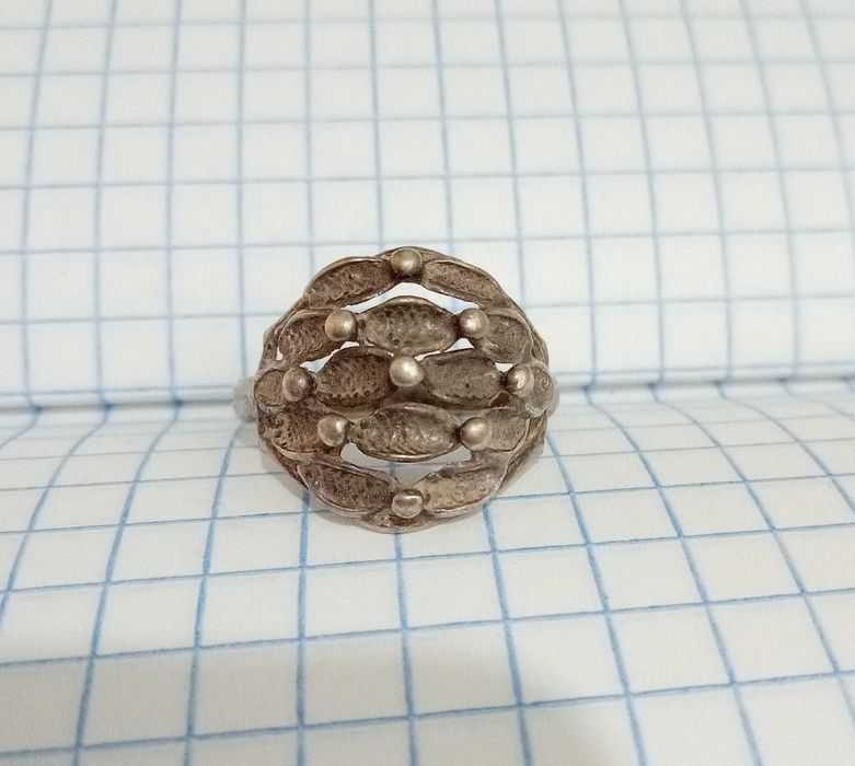 Кольцо колечко. Серебро 925 проба. Размер 18. СССР