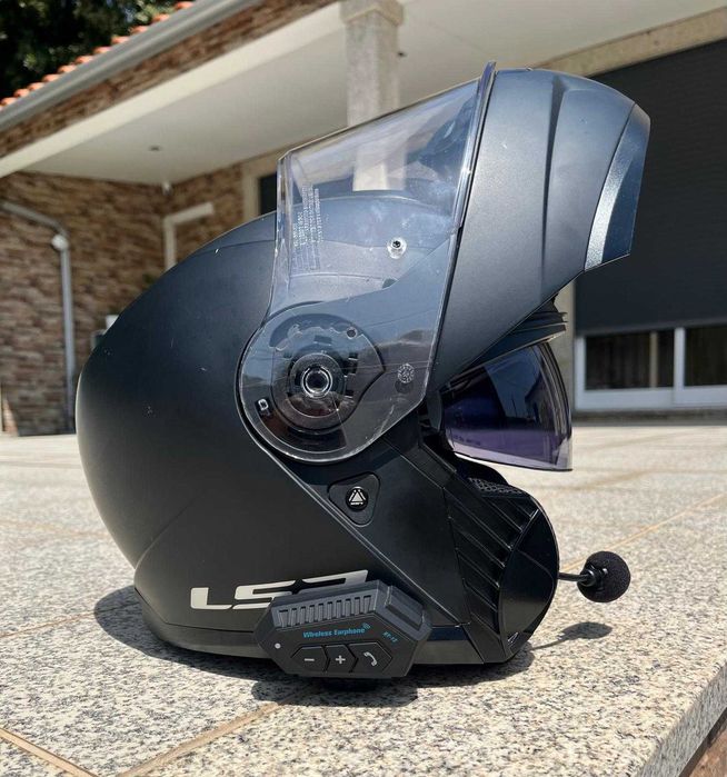 Capacete modular com bluetooth
