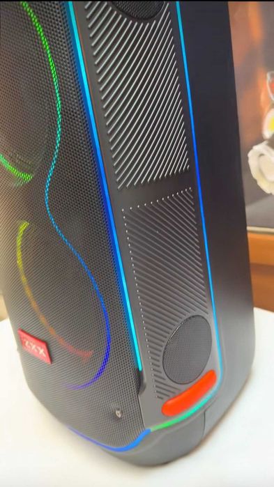 Портативная колонка, ZXX 5530 80Вт с микрофоном и RGB подсветкой.