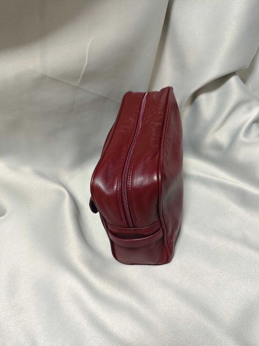 Bally бордова шкіряна сумка чоловіча косметична несесер подарункова