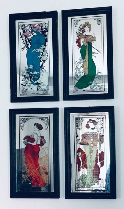 As 4 estações em Estilo Arte Nova