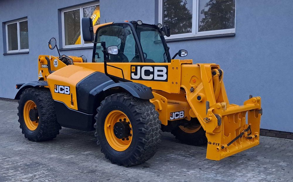 JCB 550-80 AGRI Ostatnie Wydanie BEZ DPF i AdBlue Ładowarka 5T 8m Ratyń ...