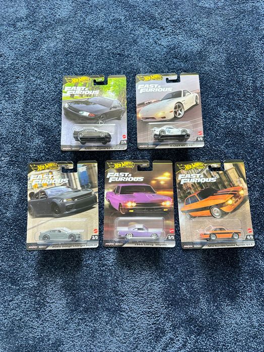 hot wheels fast furious set - zabawki dla dzieci | OLX Dla