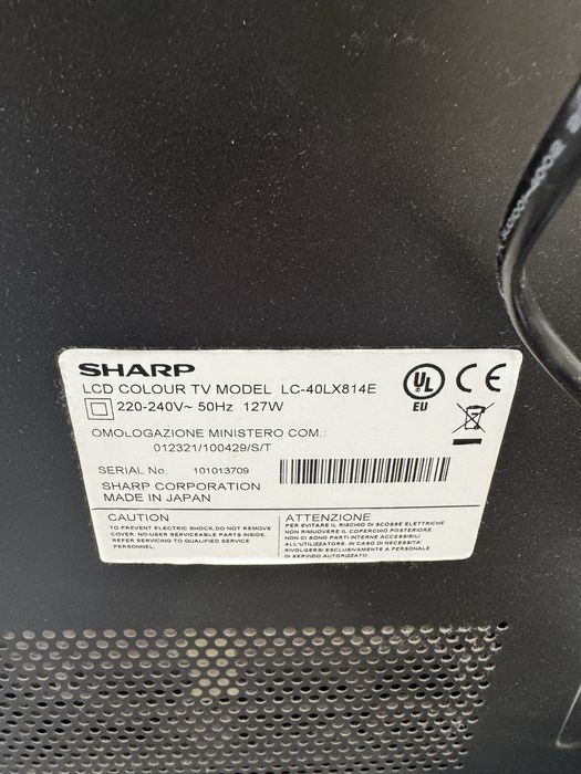 Telewizor Lcd SHARP AQUOS LC-40LX814E