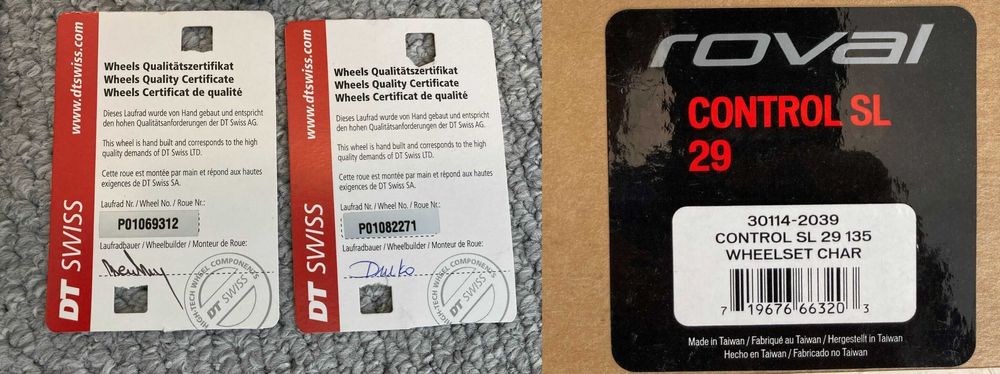 Карбонові колеса Specialized Roval Control SL Carbon 29 МТБ легкі