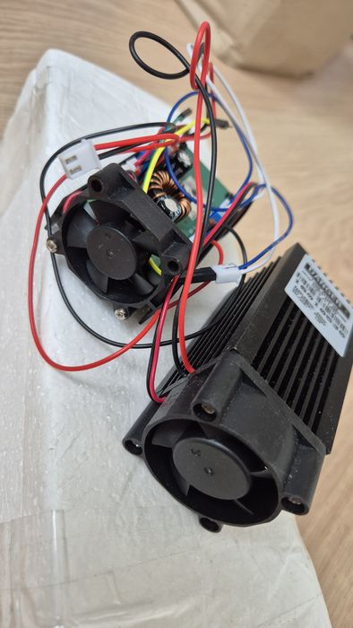 Лазер CNC синій гравер 450nm 2000mW Blue Color 445nm 2W Focusable Lase