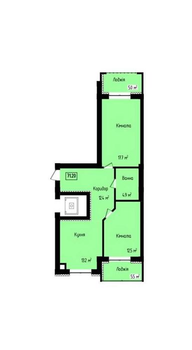 2-кімнатна квартира ЖК "Італійський квартал" Чернівці Відділ продажу