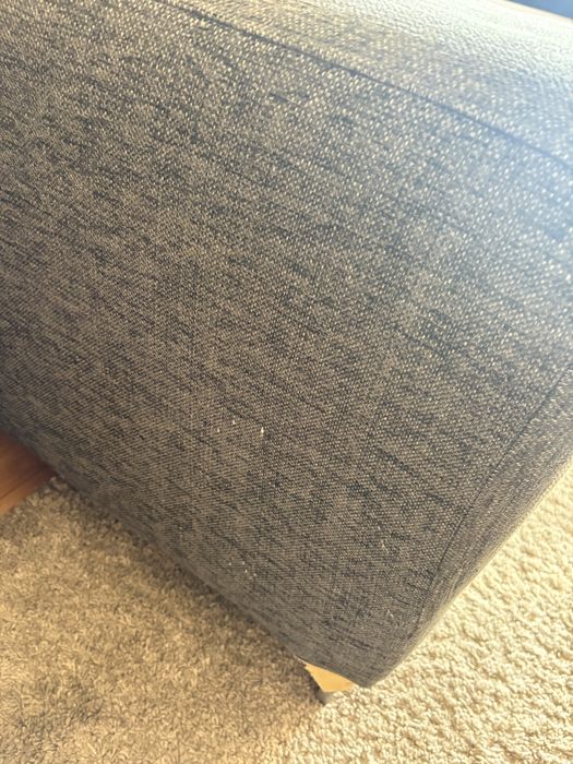 Sofá de 3 lugares cinzento escuro com módulo para chaise longue – 230 cm