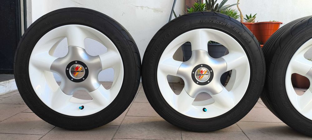 jantes fondmetal R15 com furaçao 4x108
