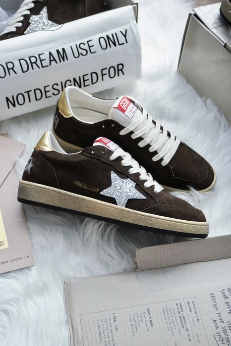 Кеди Golden Goose коричневі / Кросівки Golden Goose коричневі