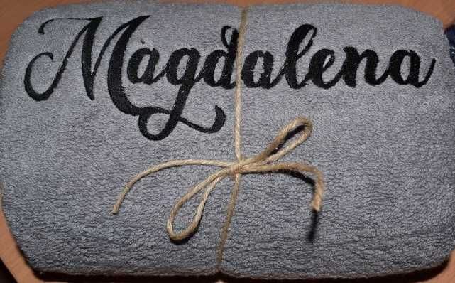 Ręcznik z Haftem 140/70 Imię Ksywka Urodziny Prezent 4szt 550gr