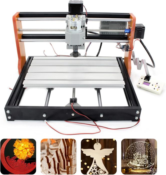 Grawerka CNC 3018 Pro GRBL – 3 osie, offline, e-stop, krańcówki