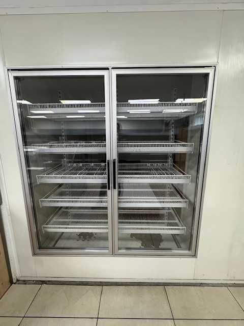 Drzwi szklane chłodnicze podwójne lodówka